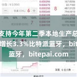 支持今年第二季本地生产总值按年增长3.3%比特派蓝牙，bitepai.com