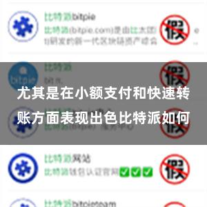 尤其是在小额支付和快速转账方面表现出色比特派如何